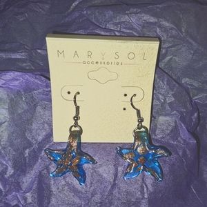 Brand New never worn Starfish earrings